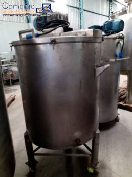 Tanque ao inox 490 litros