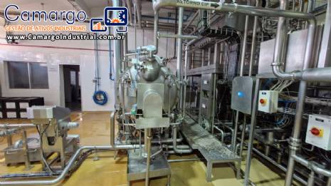 Linha para processamento gel�ias molhos coberturas caldas 450 toneladas