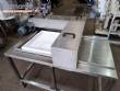 Mesa de corte com facas rotativas em inox de doces semiautom�tica