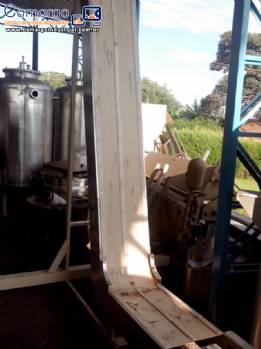 Esteira transportadora alimentadora em a�o inox