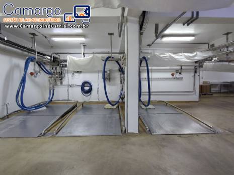 Balan�a de piso com rampa em a�o inox 304 Alfa Instrumentos 1000 kg e 4000 Kg
