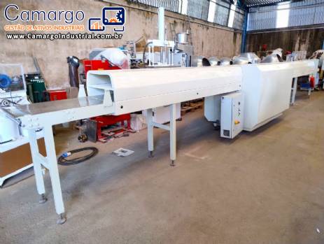 T�nel de resfriamento de chocolate 9 m x 560 mm